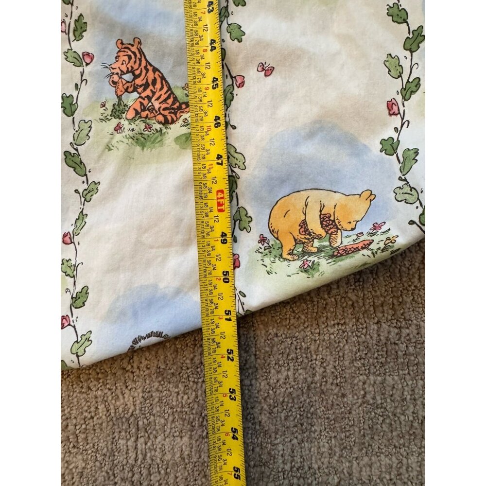 Vintage 1999 Disney Classic Pooh fitted crib sheet - Picture 6 of 10